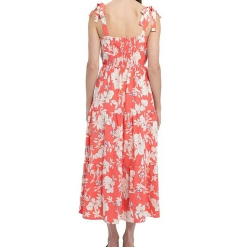 Floral pink and White Maxi Dress - Picture 13 of 13